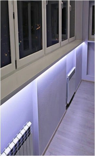подсветка на балкон 2